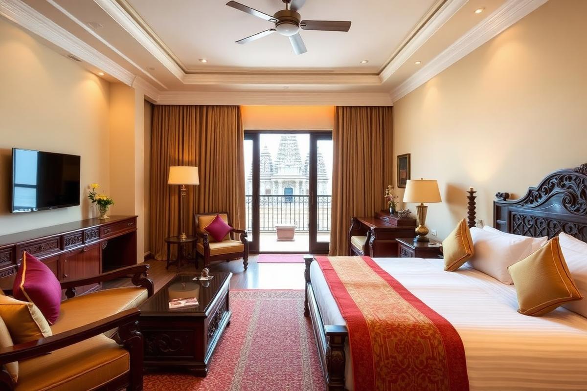 Room with panoramic Mahakal temple view